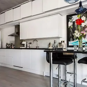 Canal-side In Shoreditch , London United Kingdom